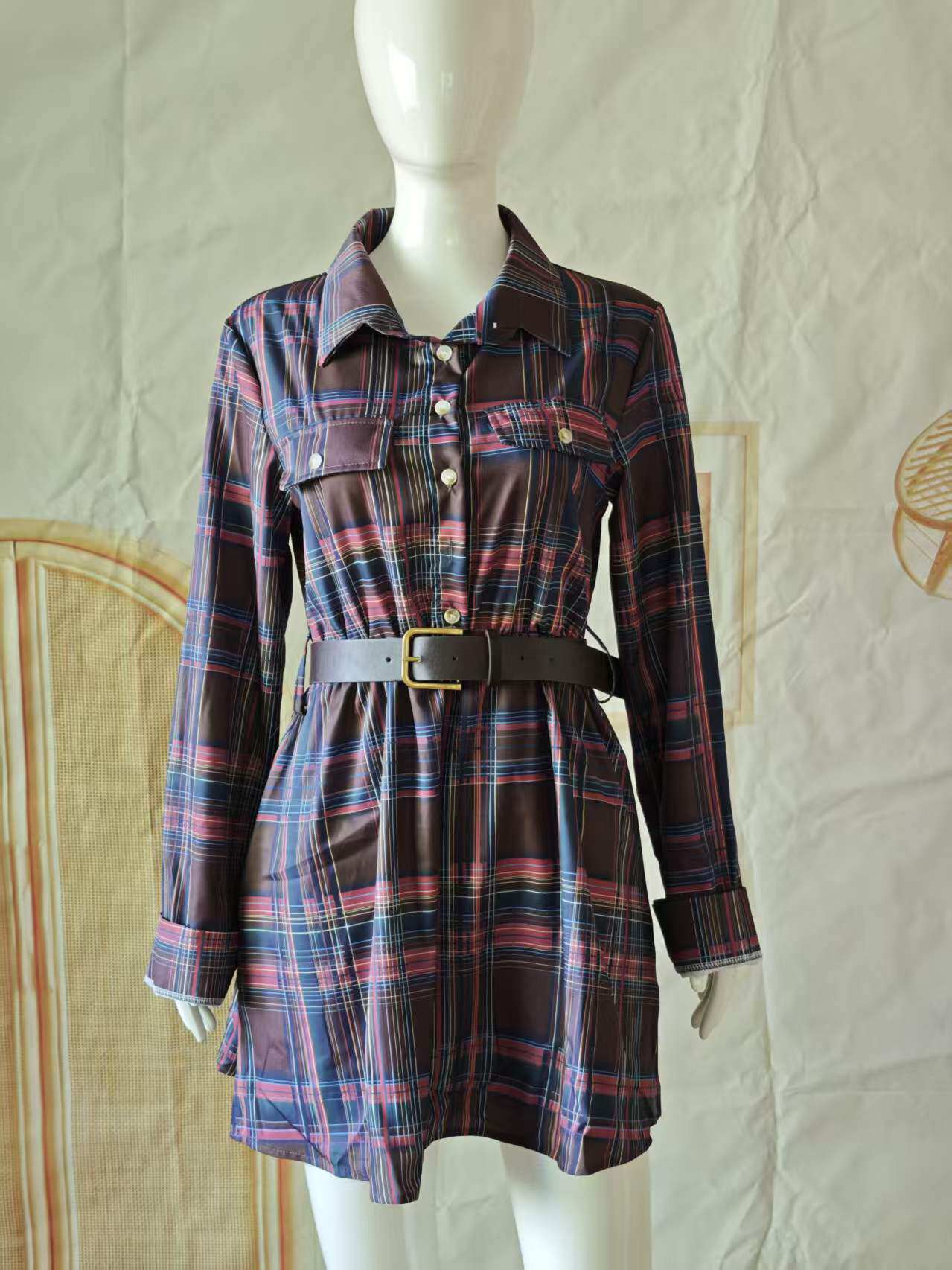 Camicia da donna con tasche, c - Casual Loose Linen Shirt Dress recensione e prezzo