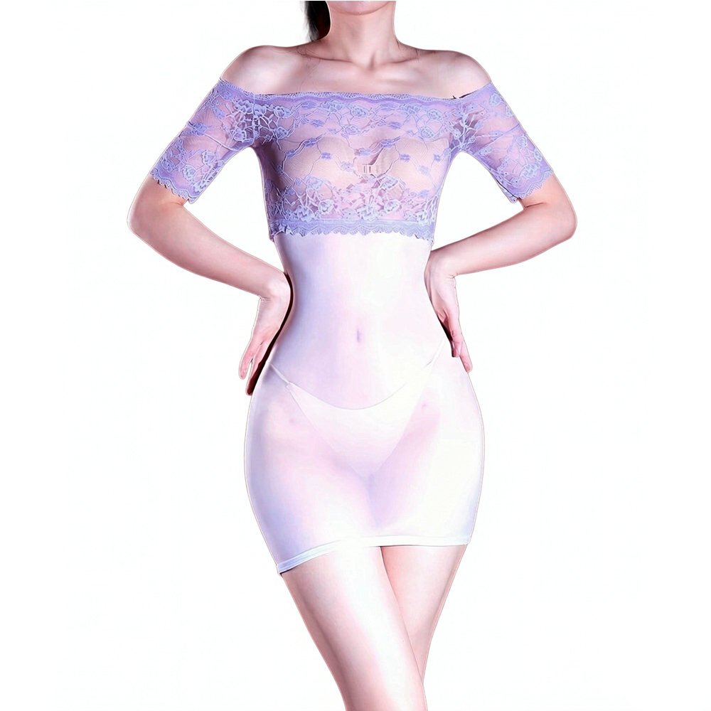 Abito Mini Donna 5D Sottile Tr - Sexy Mesh Sheer Bodycon Dress recensione e prezzo
